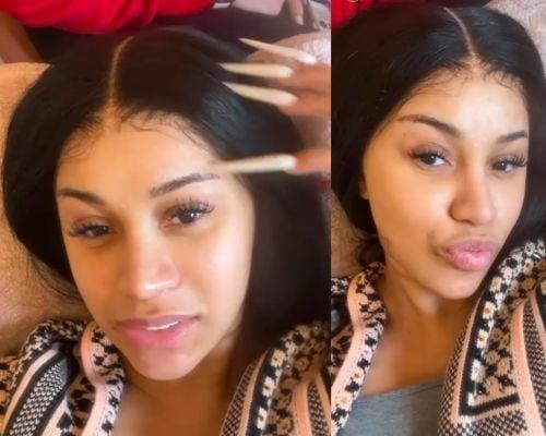 Cardi b without makeup